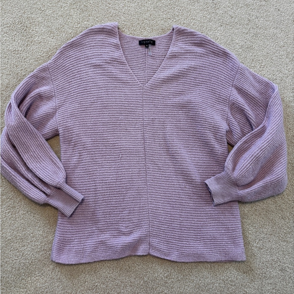 1. State Balloon Sleeve Sweater Size Small